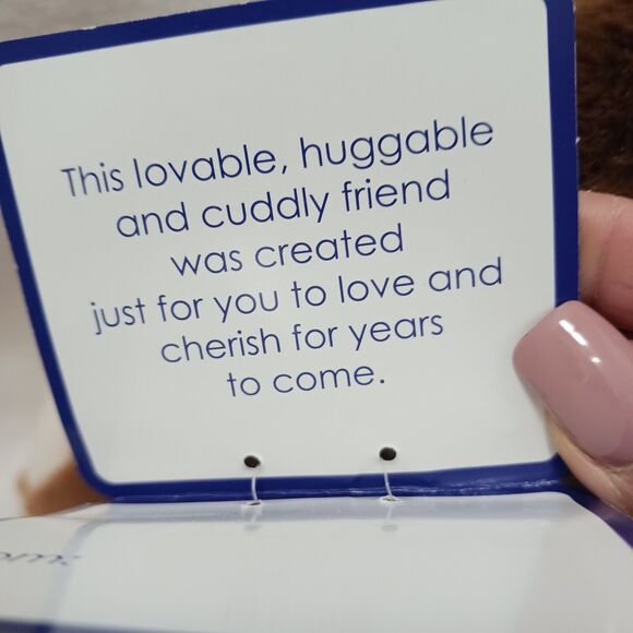 Teddy Bear 15" Kellytoy Plush BROWN Soft Floppy Ears Collect VIntage New w Tags - Picture 15 of 16